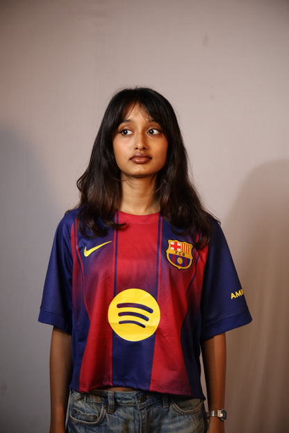 Barcelona 2025/26 Crop Top Jersey
