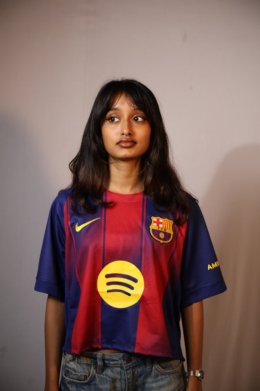 Barcelona 2025/26 Crop Top Jersey