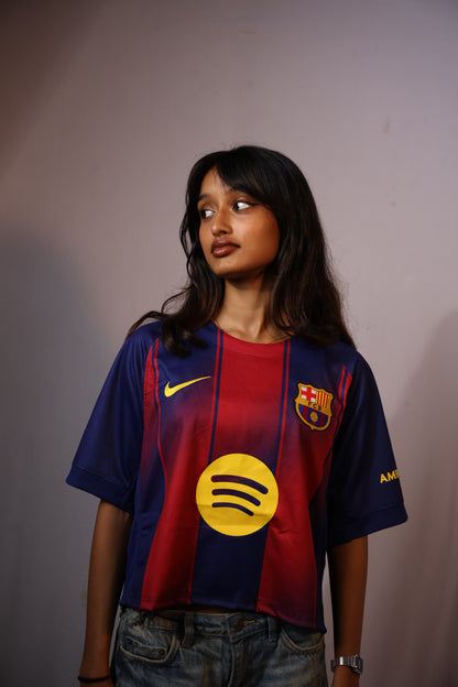 Barcelona 2025/26 Crop Top Jersey