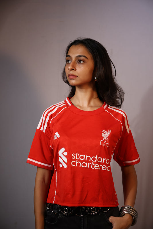 Liverpool 2025/26 Crop Top Jersey
