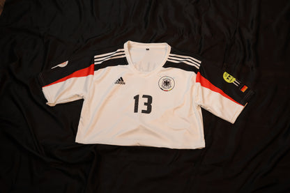 Germany 2004/05 Home Kit Crop Top – Retro Edition