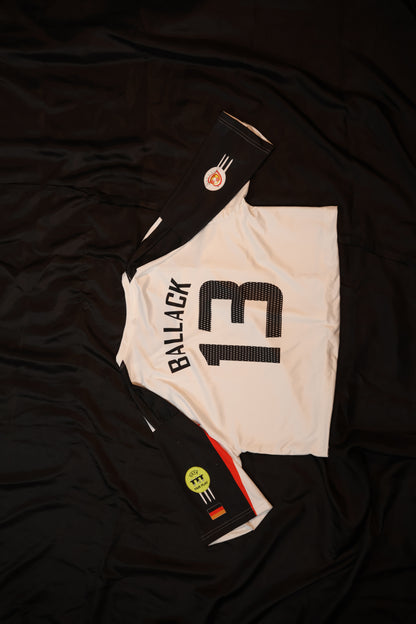 Germany 2004/05 Home Kit Crop Top – Retro Edition
